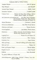 1973 Uncle Vanya production staff contd Nov 1973.jpg